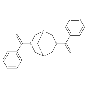 1,3,5,7-Tetraazabicyclo[3.3.1]nonane, 3,7-dibenzoyl-结构式