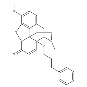(4R,4aS,7aR,12bS)-9-methoxy-3-methyl-4a-[(E)-3-phenylprop-2-enoxy]-2,4,7a,13-tetrahydro-1H-4,12-methanobenzofuro[3,2-e]isoquinolin-7-one结构式