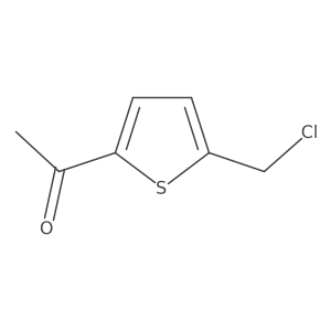 1-[5-(Chloromethyl)-2-thienyl]ethanone Structure