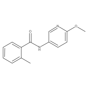 N-(6-methoxy-3-pyridinyl)-2-methylbenzamide Structure