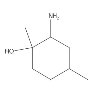2-Amino-1,4-dimethylcyclohexan-1-ol Structure