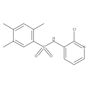 N-(2-chloropyridin-3-yl)-2,4,5-trimethylbenzene-1-sulfonamide Structure