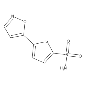 5-(5-Isoxazolyl)-2-thiophenesulfonamide Structure