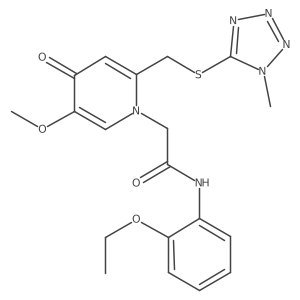 N-(2-ethoxyphenyl)-2-(5-methoxy-2-(((1-methyl-1H-tetrazol-5-yl)thio)methyl)-4-oxopyridin-1(4H)-yl)acetamide Structure