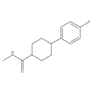 4-(4-fluorophenyl)-N-methylpiperazine-1-carboxamide结构式