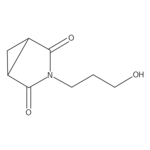 3-(3-Hydroxypropyl)-3-azabicyclo[3.1.0]hexane-2,4-dione Structure
