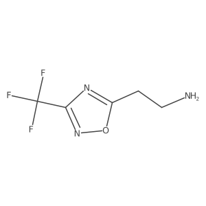2-[3-(Trifluoromethyl)-1,2,4-oxadiazol-5-YL]ethan-1-amine Structure