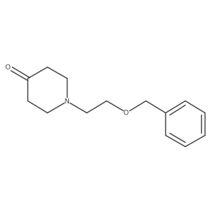 1-[2-(benzyloxy)ethyl]tetrahydro-4(1H)-pyridinone Structure