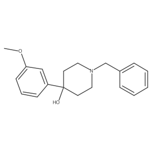 1-Benzyl-4-(3-methoxy-phenyl)-piperidin-4-OL Structure