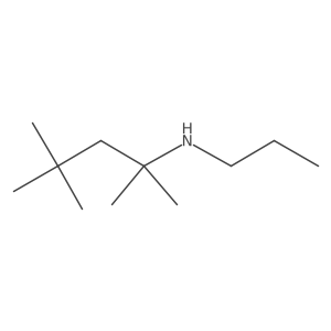 Propyl(2,4,4-trimethylpentan-2-yl)amine结构式