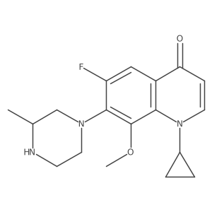 Decarboxy Gatifloxacin Dihydrochloride Structure