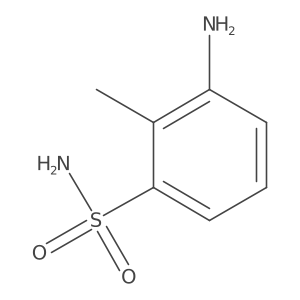3-Amino-2-methylbenzene-1-sulfonamide Structure