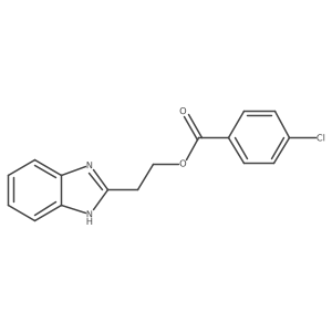 2-(1H-Benzimidazol-2-YL)ethyl 4-chlorobenzoate Structure