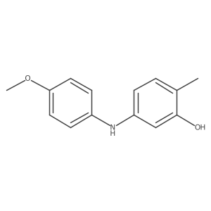 3-[(4-Methoxyphenyl)amino]-6-methylphenol结构式