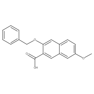 3-Benzyloxy-7-methoxynaphthalene-2-carboxylic acid Structure