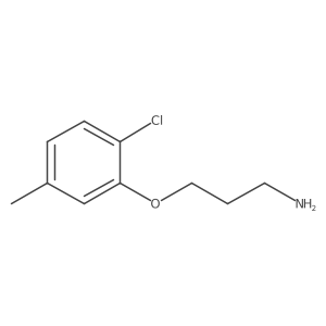 3-(2-Chloro-5-methylphenoxy)propan-1-amine结构式