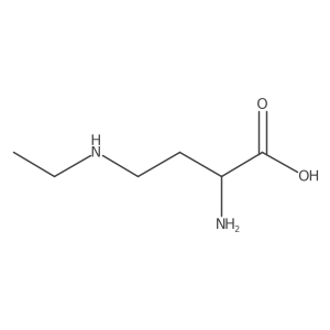 2-Amino-4-(ethylamino)butanoic acid Structure