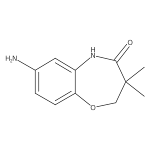 7-Amino-3,3-dimethyl-2,5-dihydro-1,5-benzoxazepin-4-one Structure