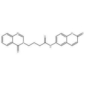 N-(2-oxo-2H-chromen-6-yl)-4-(4-oxoquinazolin-3(4H)-yl)butanamide Structure