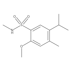 {[2-Methoxy-4-methyl-5-(methylethyl)phenyl]sulfonyl}methylamine Structure