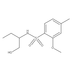 (1-Ethyl-2-hydroxyethyl)[(2-methoxy-4-methylphenyl)sulfonyl]amine Structure
