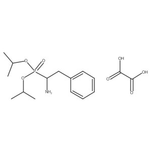 Diisopropyl (1-amino-2-phenylethyl)phosphonate oxalate Structure