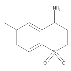 (4R)-6-methyl-1,1-dioxo-3,4-dihydro-2H-thiochromen-4-amine Structure