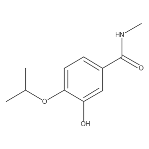 3-Hydroxy-4-isopropoxy-N-methylbenzamide Structure