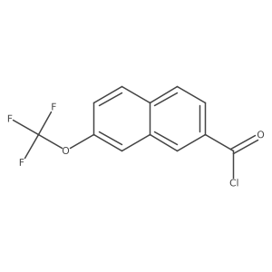 2-(Trifluoromethoxy)naphthalene-7-carbonyl chloride Structure