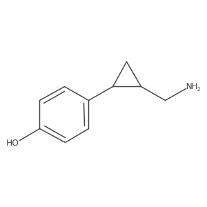 4-[2-(Aminomethyl)cyclopropyl]phenol结构式
