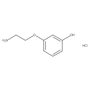 3-(2-Aminoethoxy)-phenol HCl结构式