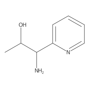 (1R,2S)-1-Amino-1-(pyridin-2-yl)propan-2-ol Structure