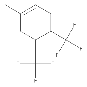 1-Methyl-4,5-bis(trifluoromethyl)cyclohexene Structure