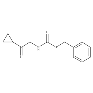 benzyl N-(2-cyclopropyl-2-oxoethyl)carbamate Structure