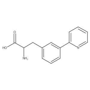 (2S)-2-Amino-3-(3-pyridin-2-ylphenyl)propanoic acid Structure