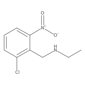 [(2-Chloro-6-nitrophenyl)methyl](ethyl)amine结构式