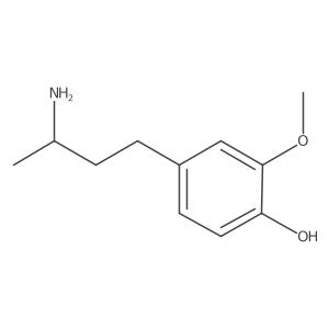 4-[(3R)-3-aminobutyl]-2-methoxyphenol Structure