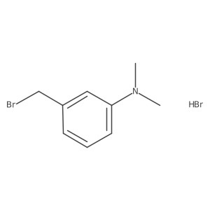 3-(bromomethyl)-N,N-dimethylaniline hydrobromide Structure