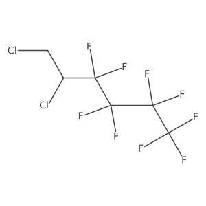 5,6-Dichloro-1,1,1,2,2,3,3,4,4-nonafluorohexane Structure