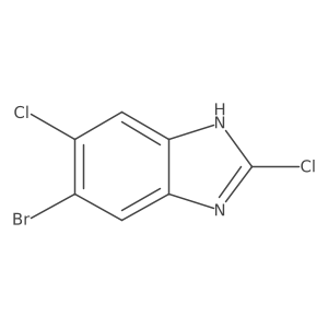 5-Bromo-2,6-dichloro-1H-1,3-benzimidazole Structure