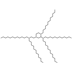 4-[2-(didodecylamino)ethyl]-N,N,1-tridodecylpiperazin-2-amine结构式
