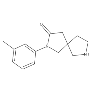 2-(m-Tolyl)-2,7-diazaspiro[4.4]nonan-3-one Structure