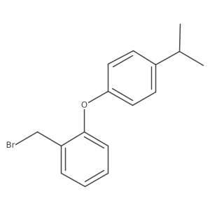 1-(Bromomethyl)-2-(4-isopropylphenoxy)benzene Structure