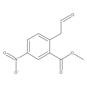 Methyl 5-nitro-2-(2-oxoethyl)benzoate Structure
