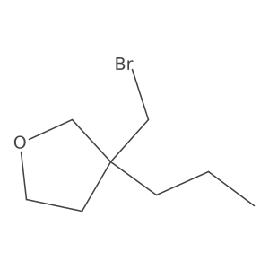 3-(Bromomethyl)-3-propyloxolane Structure