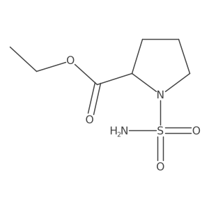 Ethyl (2S)-1-sulfamoylpyrrolidine-2-carboxylate Structure