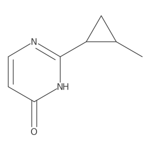 2-(2-Methylcyclopropyl)-3,4-dihydropyrimidin-4-one Structure