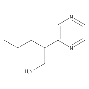 2-(Pyrazin-2-yl)pentan-1-amine Structure