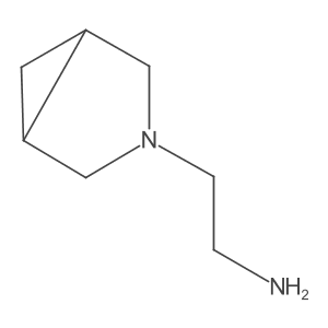 2-(3-Azabicyclo[3.1.0]hexan-3-yl)ethanamine结构式