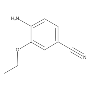 4-Amino-3-ethoxybenzonitrile结构式